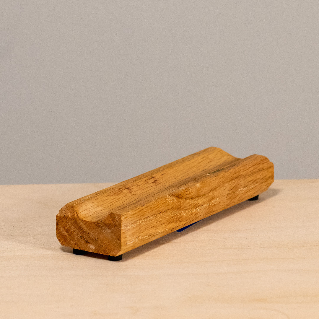 Oak raw pen rest